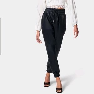 NWT Bebe Vegan Leather Jogger Pants